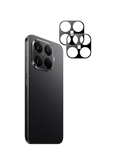 Adige Xiaomi 15t Pro Kamera Lens Koruyucu Temperli Cam Siyah 2 Adet