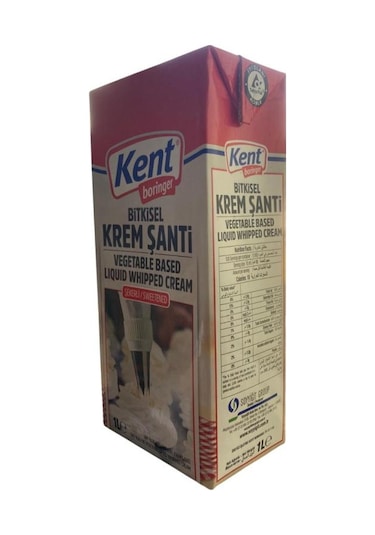 Kent Bitkisel Krem Şanti Şekerli 1 Kg