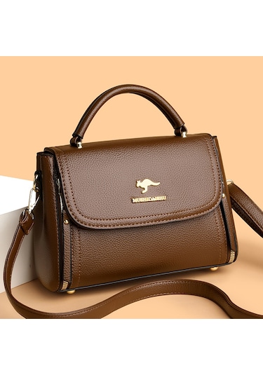 Kadın Çantası Yeni Stil Anne Çantası Omuz Çantası Basit Atmosfer Kadın Çantası Şık Küçük Kare Çanta Kırmızı Ana Resim Rengi Diğer