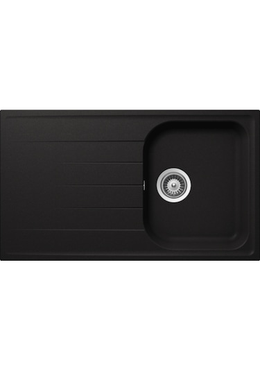 Schock Viola D100 A Nero / Siyah Granit Eviye Fırsat Ürünü