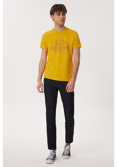 Lee Cooper Joseph Erkek O Yaka T Shırt K Sarı 16292 K Sarı
