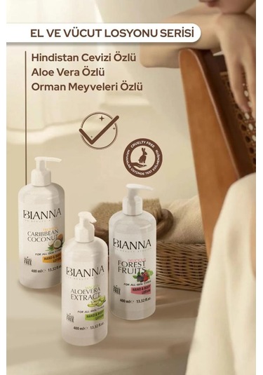 Bianna Orman Meyveleri Özlü El Ve Vücut Losyonu 400 ML