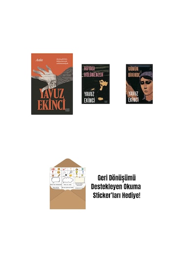 Aziz + Rüyası Bölünenler + Günün Birinde + Okuma Sticker'ları