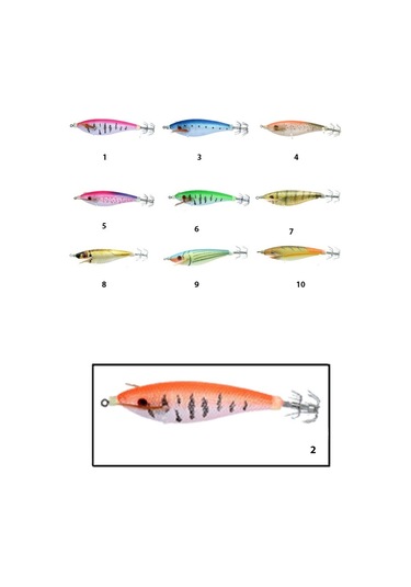 Captain 3010 Kalamar Zokası 7cm Flash Filinta Squid