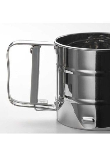 Flybuy Farina Paslanmaz Metal Un Eleği Ve Şeker Eleği Seti Metal