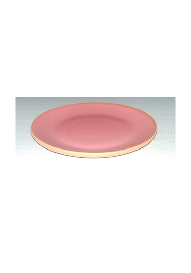 Seramik Sunum Tabağı 18 Cm Pembe