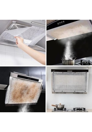 2li Yağ Emici Duman Önleyici Davlumbaz Koruyucu Filtre Pratik