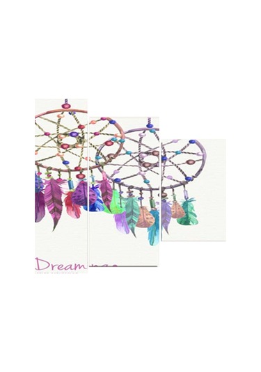 Suntek Magideal 5 Adet Modern Sanat Bohemya Tarzı Pvc Boyama 1 numara