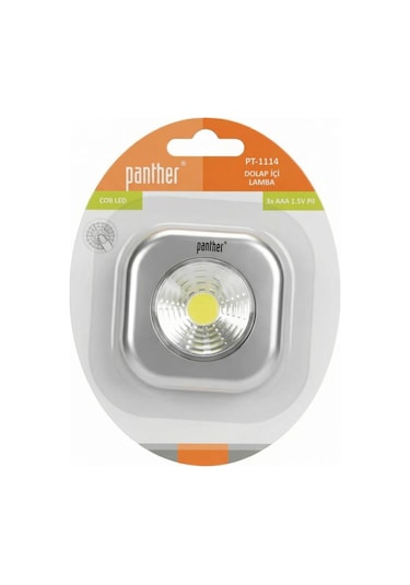 Panther Pt-1114 Dolap İçi Lamba Yapışkanlı Pilli Merdiven Led Lamba Renkli