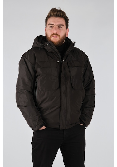 Rugu Siyah Erkek Mont P9228 001