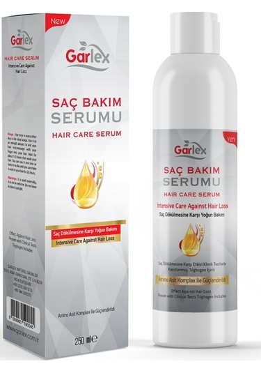 Garlex Yoğun Dökülme Yaşayanlar için Dökülme Karşıtı Yoğun Bakım Serumu 250 ML