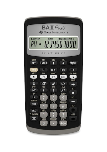 Texas Instruments Ba Ii Plus  Finansal Hesap Makinesi