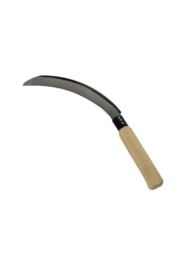 6364 Ahşap Saplı Testere Dişli Mini Hasat Orak