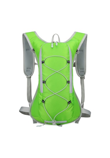 Sınır Ötesi Yeni Açık Su Geçirmez Bisiklet Bisiklet Su Çanta Çanta Yürüyüş Yürüyüş Sırt Çantası Bisiklet Sırt Çantası Yeşil - Gri