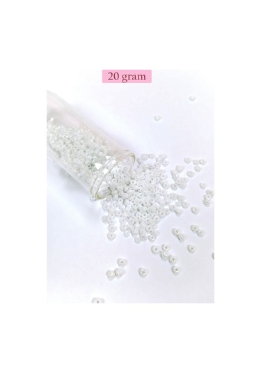 Dökme Cam Kum Boncuk 8/0 3 Mm - 4 Renk - Toplam 80 Gram - Bnc416