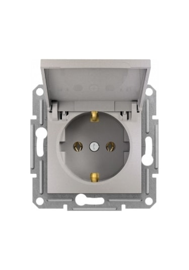 Schneider Eph3100169 Asfora Bronz Kapaklı Topraklı Priz