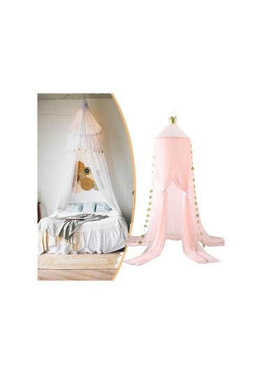 Suntek Çocuklar Prenses Oyun Çadırı Bebek Odası Açık-pembe