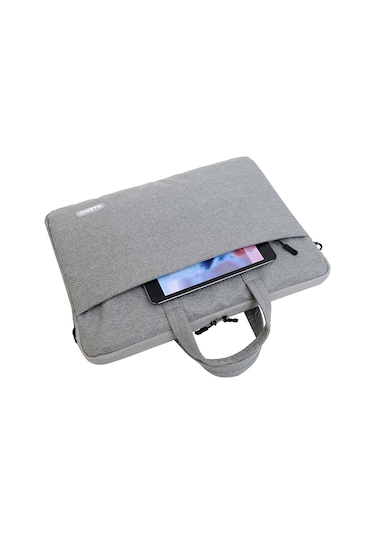 14 Inç Dizüstü Bilgisayar Omuz Çantası Gri