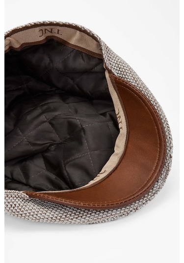 Tamer Tanca Erkek Deri & Tekstil Kahverengi Şapka 524 1080 London Spk Sk23/24 Kahve Kahverengi