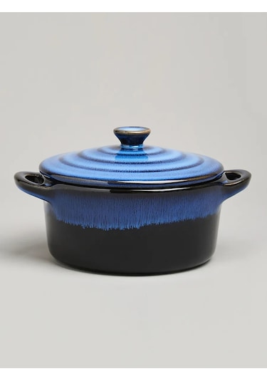 Agness Pişirme İçin "reactıve Blue" 600 Ml Kap Reactıve Blue Küçük Boy 600 Ml Fırın Kabı 451852847 Mavi