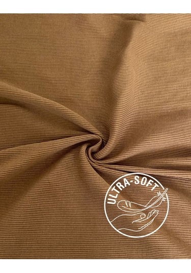 Pamuklu Kaşkorse V Yaka Body Sweatshirt, Fitilli Kumaş Likralı Bluz, Asker Yeşili Badi Gri Melanj