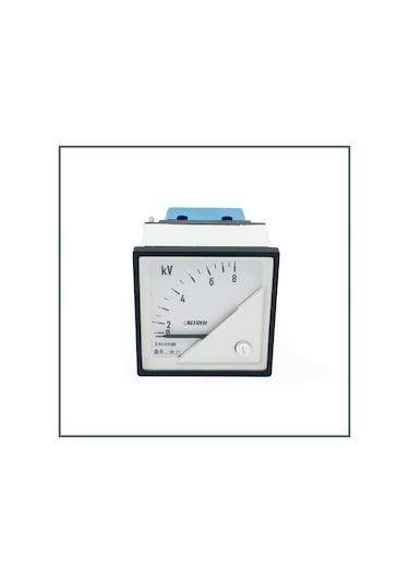 Frer Analog Voltmetre Ac Vt: 6.6kv/110v / Skala 0-8kv 72x72 90
