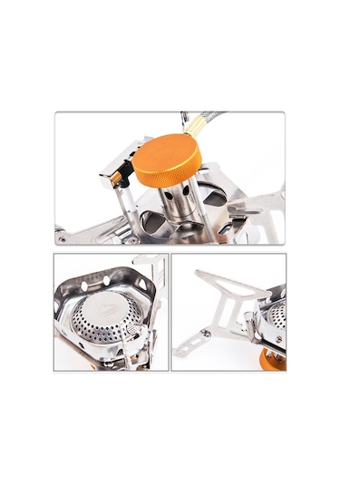 Widesea Rüzgar Geçirmez Kamp Gaz Sobası Brülör WSS-207/for Flat Tank Çok Renkli