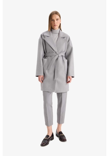 Defacto Regular Fit Kaşe Kaşe E8636ax25augr476 Gri