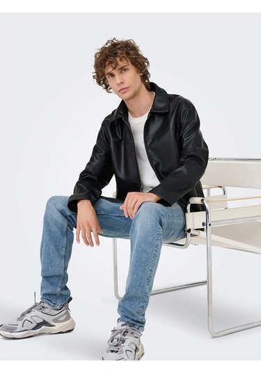 Only & Sons Jack Erkek Siyah Ceket 22034713-b Siyah