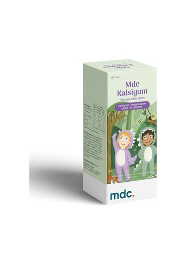 Mdc Kalsiyum Magnezyum Çinko Vitamin D Şurup 150 ML