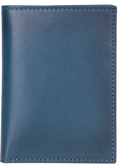 Nigra Hakiki Deri, El Yapımı Cüzdan Gölgeli Mavi Mavi
