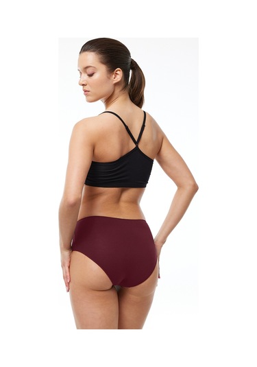 Malabadi Kadın Lacivert Gri Bordo 6 Lı Paket Modal Yüksek Bel Slip Külot 1955 Lacivert Gri Bordo