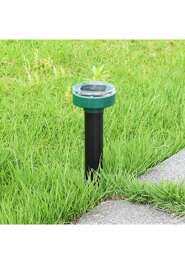 Jms Açık Güneş Sıçan Kovucu Ultrasonik Haşere Yılan Köstebek Sıçan Fare Kovucu