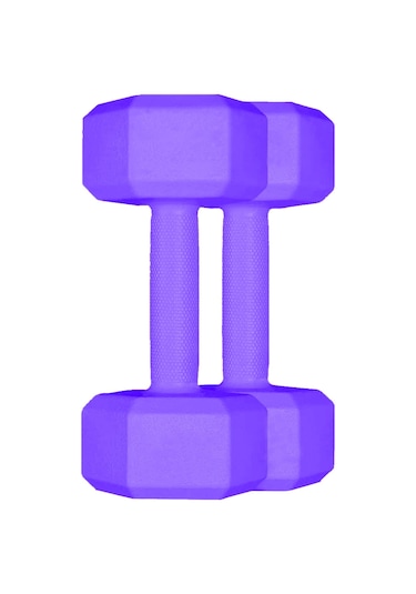 1 Kg X 2 Adet Renkli Dambıl Seti - Evde Egzersiz İçin İdeal