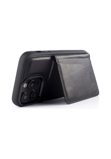 Back Wallet Apple Uyumlu iPhone 12 Pro Max Siyah