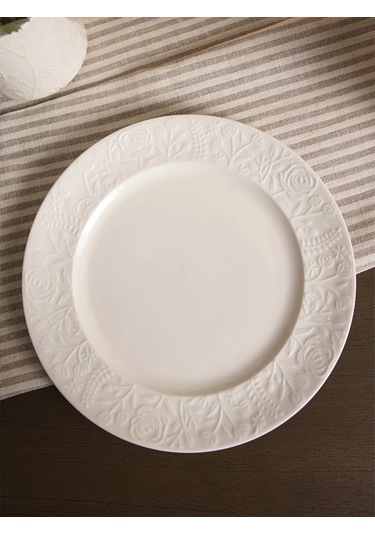 Lefard "meadow" Seramik Atıştırmalık Tabağı 20 Cm 376301894 Beyaz