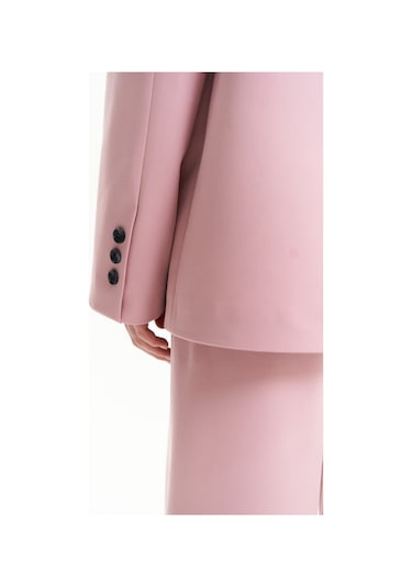 Mai Studios Co. Kaylee Pembe Blazer Pembe