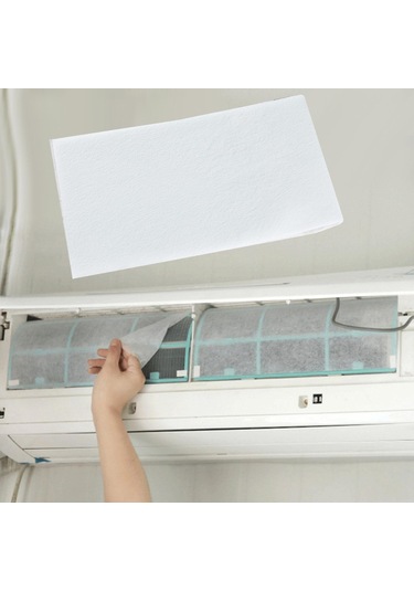 Homyl 10 Klima Çıkış Filtresi Örgü Dokunmamış Kumaş Beyaz