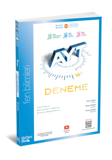 Üçdörtbeş 345 Ayt 10 Lu Fen Bilimleri Deneme Güncel Baskı 2026