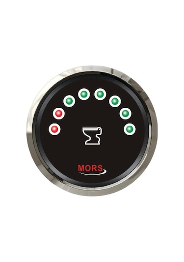Mors Dijital Atık Su Göstergesi 12-24 Volt Siyah
