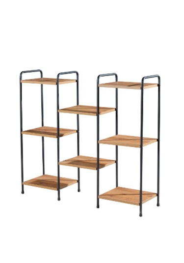 Çiçeklik Geniş Sekiz Raflı