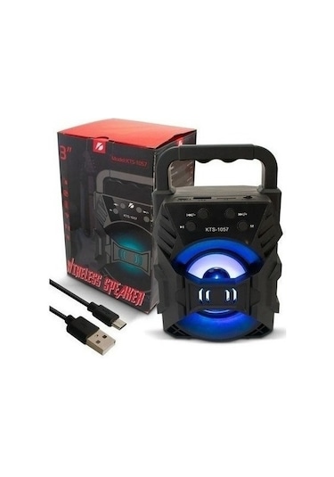 KTS-1057 Işıklı Bluetooth Hoparlör