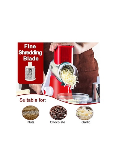 Döner Peynir Rendesi, Mutfak Rendesi, 3 Farklı Tipte Değiştirilebilir Paslanmaz Çelik Bıçaklı Verimli Sebze Kesici Diğer