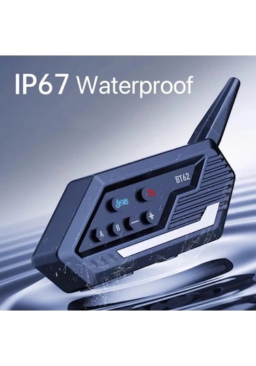 Bt62 Motosiklet Kask Kulaklığı Bluetooth Intercom 2 Intercom Bağlantılı 34161734