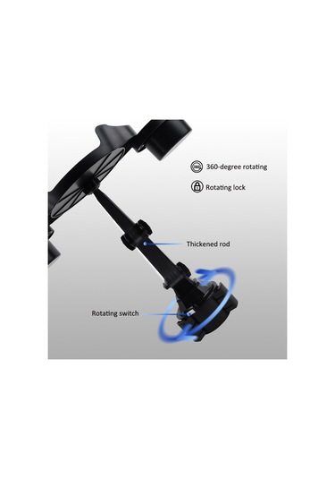 Cbtx Sc222 Çok Fonksiyonlu Uzun Kol Araba Bardak Tutucu Genişletici Döner Ayarlanabilir Tabanlı Yiyecek İçecek Tepsisi