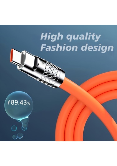 3'ü 1 Arada Renkli 15w Usb Type-c Şarj Kablosu Diğer