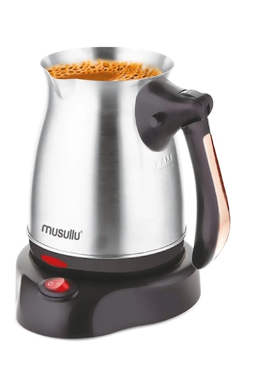 Musullu MSL-CM212 Elektrikli Cezve Çelik Katlanır Kulp