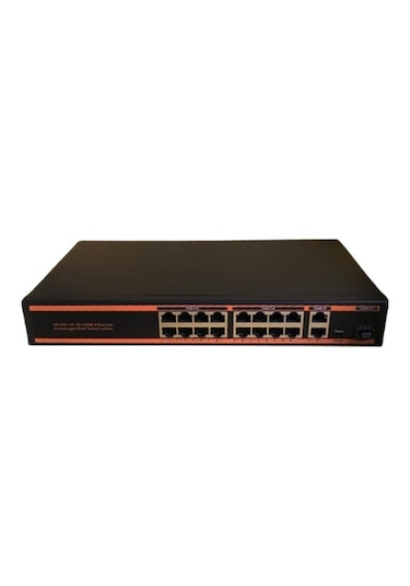 BESTA BST-1621G 16 Port 10/100 POE + 2 Port 1000 UPLink Switch