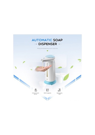 Ulzyvf Otomatik Sensörlü Sabunluk - 400ml El Dezenfektan Dispanseri, Hijyenik Diğer