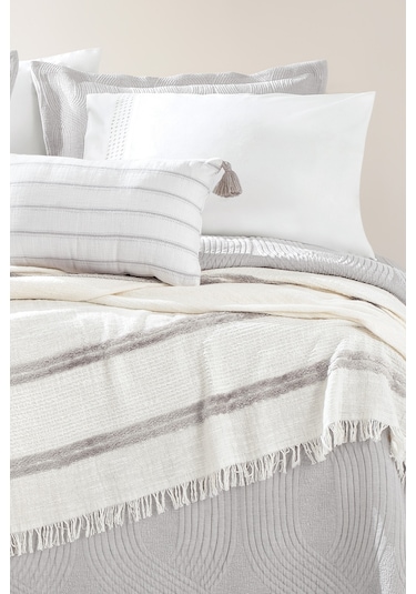 Yataş Bedding Nola Çift Kişilik Infinity Çeyiz Seti - Gri